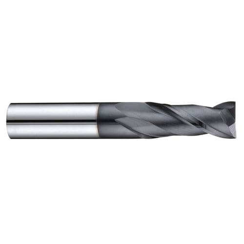 Fresa a codolo - E122X series - 7Leaders Corp. - integrale / rivestita / per acciaio temperato