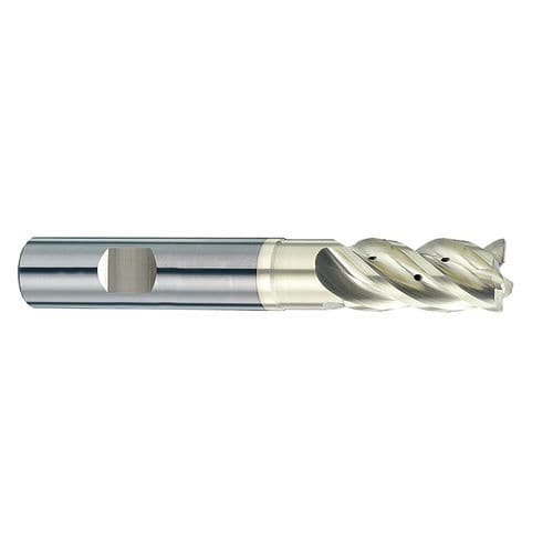 Fresa con fluido di raffreddamento interno - HF514SX series - 7Leaders Corp. - carburo solido / di sgrossatura / di finitura