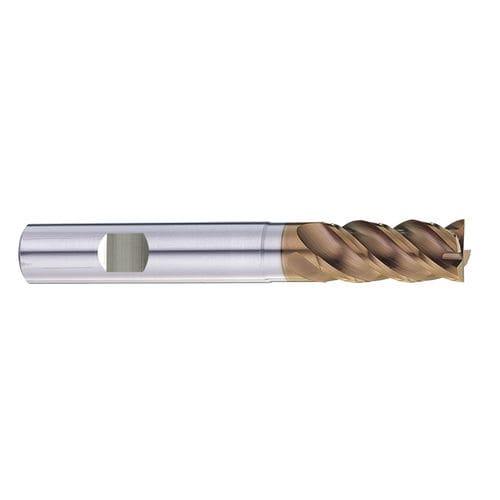 Fresa carburo solido - F517TX series - 7Leaders Corp. - con rivestimento in TiAISiN / per acciaio temperato / per acciaio al carbonio