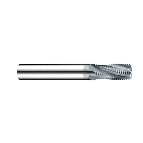 Fresa di sgrossatura - F608HX series - 7Leaders Corp. - carburo solido / rivestita / per acciaio temperato