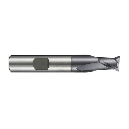 Fresa a codolo - F500HX series - 7Leaders Corp. - carburo solido / rivestita / per acciaio temperato