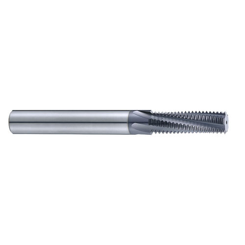 Fresa con microfilettatura - T781HX series - 7Leaders Corp. - integrale / a filettare / con rivestimento in TiAlCrN
