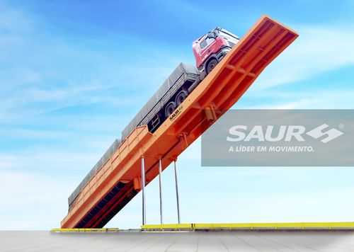 Piattaforma di scarico - Saur - per camion