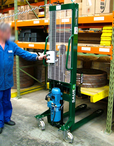 Accatastatore elettrico - Saur - manuale / a timone con guida da terra / da trasporto