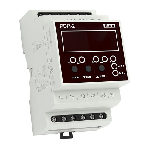 Temporizzatore digitale - PDR-2B - ELKO - multifunzione / su guida DIN / programmabile