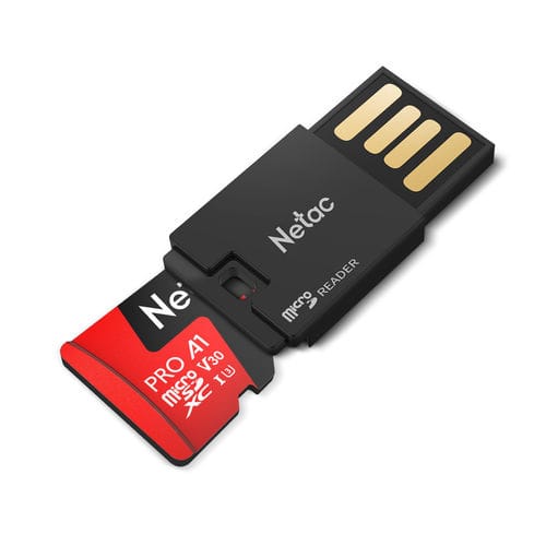 Lettore di schede di memoria esterno - P302 - Netac Technology Co.,Ltd. - MicroSD / USB