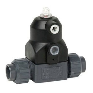 Valvola a membrana - 186 series - SED Flow Control GmbH - a comando pneumatico / per acqua / in plastica