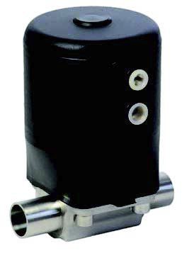Valvola a membrana - KMA 402 - SED Flow Control GmbH - a comando pneumatico / in acciaio inossidabile / a 2/2 vie