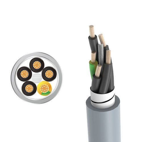 Cavo elettrico di alimentazione - LONGFLEX® CHAIN FD 437 - Zhaolong Interconnect - DIN / resistente all'olio / cordato a trefoli
