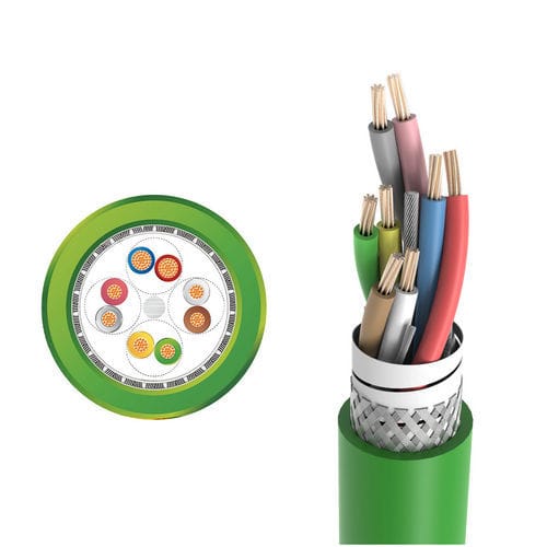 Cavo elettrico di alimentazione - LONGFLEX® SERVO FD 340 CP - Zhaolong Interconnect - blindato / cordato a trefoli / in rame