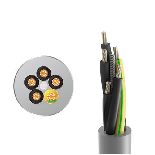 Cavo elettrico di alimentazione - LONGFLEX® MC 710 P - Zhaolong Interconnect - DIN / resistente all'idrolisi / cordato a trefoli
