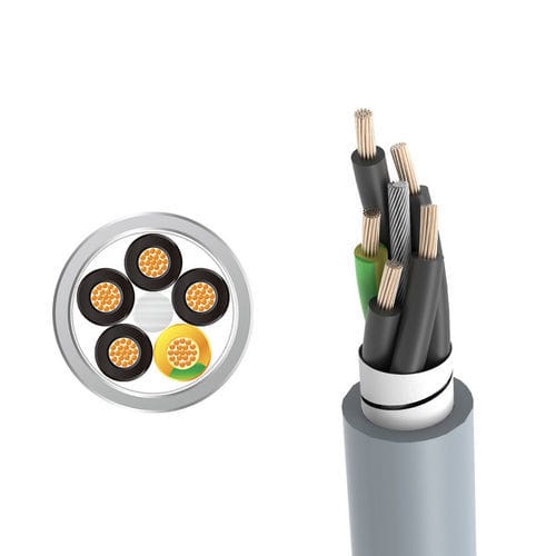 Cavo elettrico di alimentazione - LONGFLEX® CHAIN FD 430 - Zhaolong Interconnect - DIN / blindato / cordato a trefoli