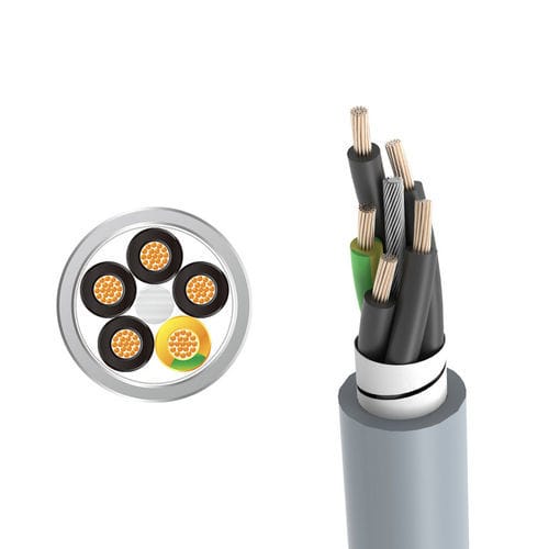 Cavo elettrico di alimentazione - LONGFLEX® MC 410 - Zhaolong Interconnect - DIN / cordato a trefoli / in rame