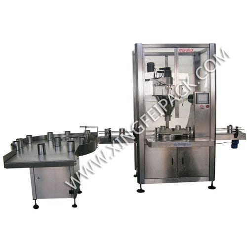 Riempitrice automatica - XFF-G - Shanghai Xingfei Packaging Machinery Co., Ltd. - per bottiglie / per lattine / per granuli