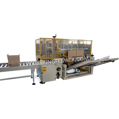 Formatrice di cartoni automatica - XFC-KX - Shanghai Xingfei Packaging Machinery Co., Ltd. - chiusura dal basso