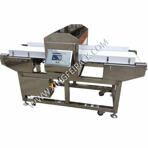 Rilevatore di metalli a tunnel - XF-JT - Shanghai Xingfei Packaging Machinery Co., Ltd. - con trasportatore / per l'industria agroalimentare