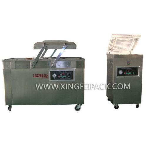 Macchina per imballaggio semiautomatica - XF-400 series - Shanghai Xingfei Packaging Machinery Co., Ltd. - sottovuoto / per sacchi