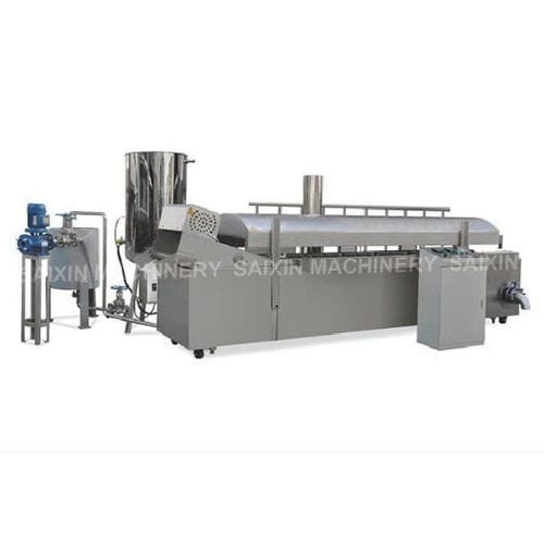 Friggitrice industriale in continuo - Jinan Saixin Machinery Co., Ltd. - elettrica / automatica