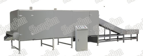 Essiccatore continuo - KX series - Jinan Shengrun Machinery Co., Ltd. - per l'industria agroalimentare / compatto