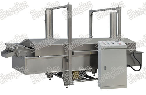 Linea di frittura per bignè - SR-LX(G/O)-00 series - Jinan Shengrun Machinery Co., Ltd. - per snack