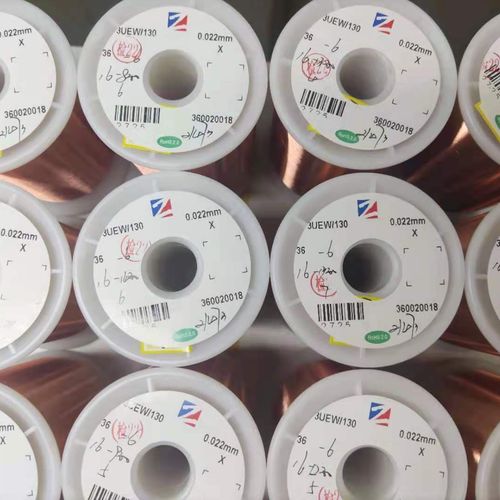 Filo elettrico smaltato - UEW/130 - BAIYIN YIZHI CHANGTONG SUPER MICRO-WIRE COMPANY - in rame / in poliuretano / rotondo