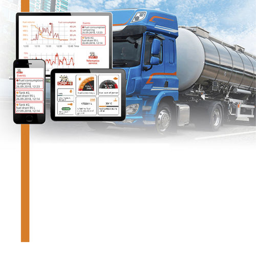 Sistema di monitoraggio del consumo di carburante - TECHNOTON - per veicolo / per camion / senza fili