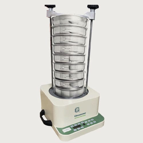 Setacciatore analitico per setacciatura a secco - GEM 200 3D - Glenammer - per setacciatura ad umido / per polveri / di controllo
