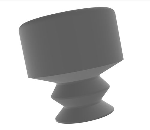 Ventosa a soffietto - 210.010.184.02 - Morali GmbH - in silicone / in poliuretano / in silicone