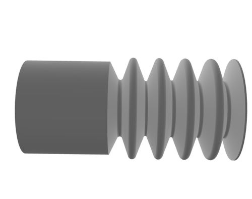 Ventosa a soffietto - 240.010.028.01 - Morali GmbH - in silicone / in NBR