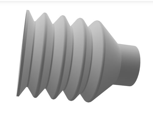 Ventosa a soffietto - 240.038.019.02 - Morali GmbH - in silicone