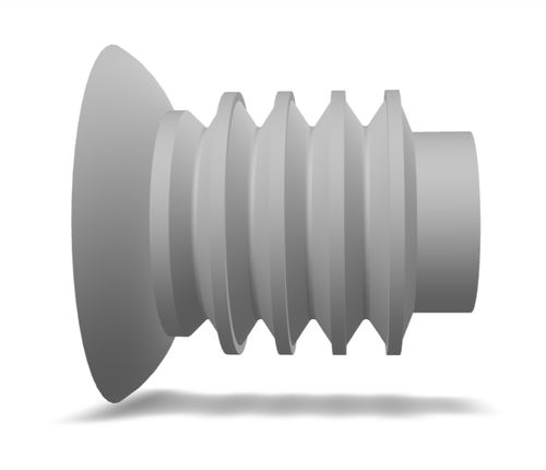 Ventosa a soffietto - 240.041.031.02 - Morali GmbH - in silicone