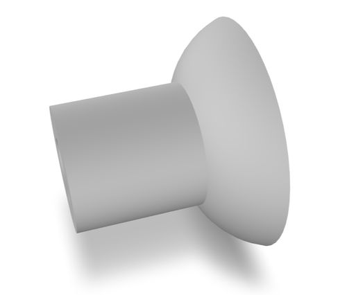 Ventosa piatta - 10.015.073.01 - Morali GmbH - in silicone / in NBR / in silicone