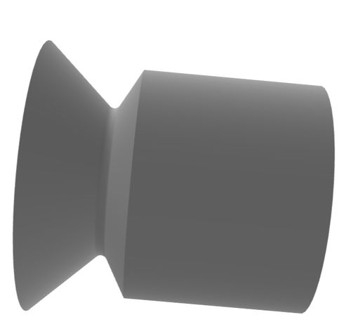 Ventosa piatta - 10.020.284.02 - Morali GmbH - in silicone