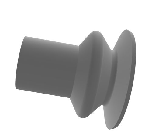Ventosa a soffietto - 210.030.049.12 - Morali GmbH - in silicone