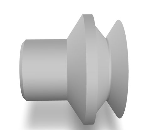 Ventosa a soffietto - 210.030.055.01 - Morali GmbH - in silicone / in poliuretano / in NBR
