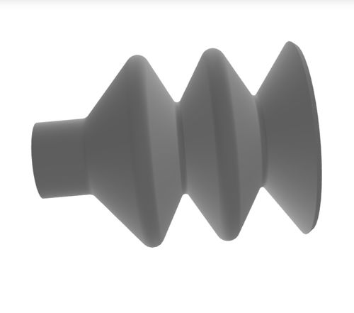 Ventosa a soffietto - 220.025.031.02 - Morali GmbH - in silicone / in poliuretano