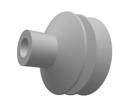 Ventosa a soffietto - 220.050.082.02 - Morali GmbH - in silicone