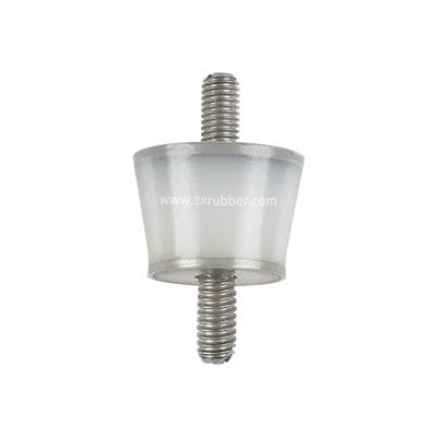 Supporto antivibrazione cilindrico - VVS - ZHONG XIANG RUBBER PRODUCTS CO LTD - in metallo / in silicone / per macchine