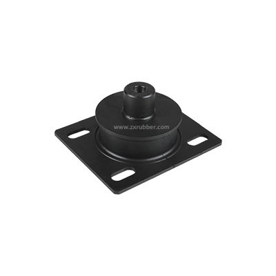 Supporto antivibrazione rettangolare - MSA series - ZHONG XIANG RUBBER PRODUCTS CO LTD - in gomma / per macchina / per motore