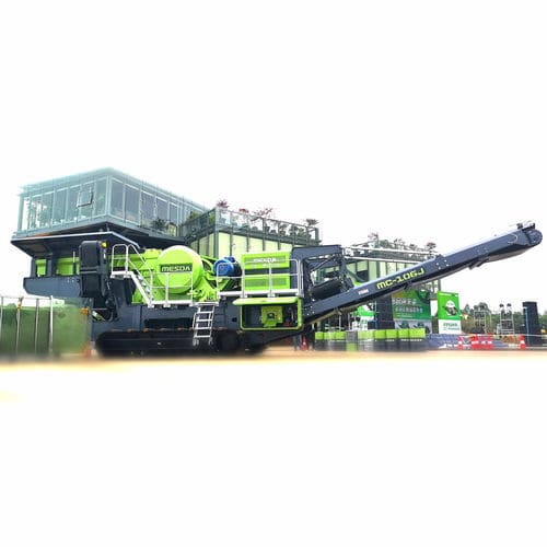 Frantoio a ganascia - MC-106J - Guangxi Mesda Engineering Machinery Co., Ltd - mobile / per qualsiasi tipo di materiale / cingolato