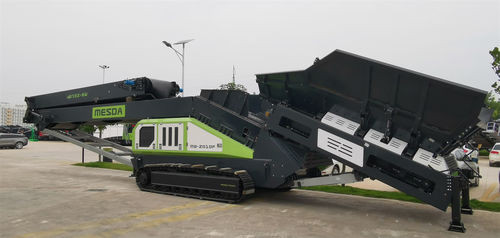 Trasportatore a nastro - MB-2010F - Guangxi Mesda Engineering Machinery Co., Ltd - inclinato / da trasporto / a scarica