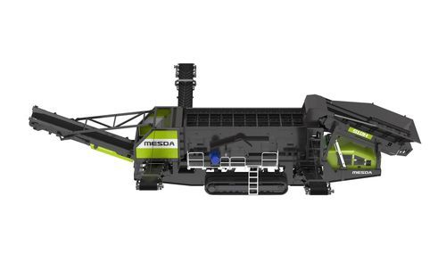 Vaglio mobile - S12H - Guangxi Mesda Engineering Machinery Co., Ltd - per prodotti sfusi