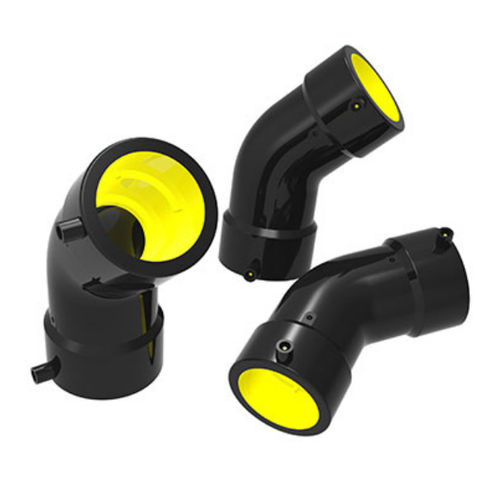 Raccordo per gas - 354 series - Zhejiang Resin Municipal Facility Co.,Ltd - push-in / gomito a 45° / in HDPE