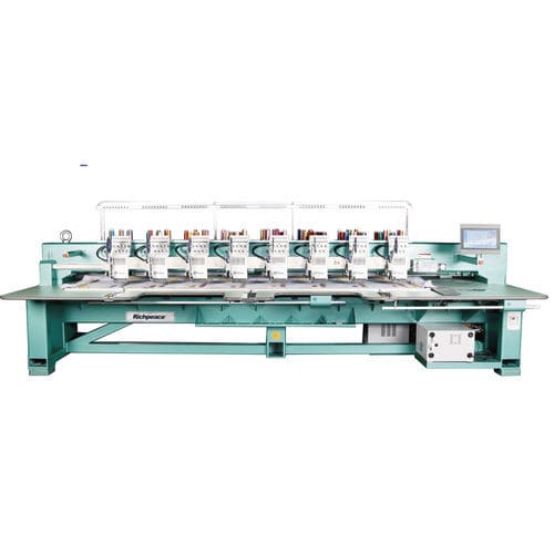 Macchina da ricamo a 8 teste - RPCE-NM-FE-8 series - Tianjin Richpeace AI Co., Limited - con 9 aghi / ad alta velocità