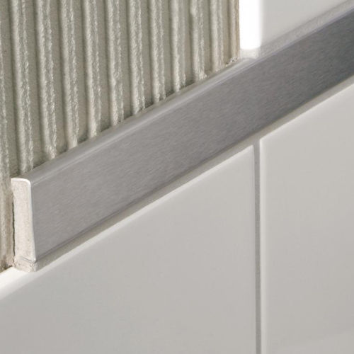 Profilo in alluminio anodizzato - DEKOLINE - Blanke Systems - in argento / in acciaio inossidabile / rettangolare