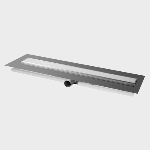 Canaletta in acciaio inossidabile - DISK-LINE - Blanke Systems - in acciaio / piatta / da pavimento