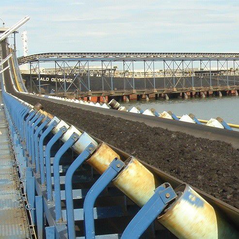Trasportatore a nastro - AE-CV-COAL HANDLING - A.E. ENGINEERS - orizzontale / curvo / per movimentazione