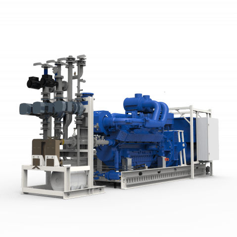 Gruppo elettrogeno a gas naturale - TCG series - PowerLink - a biogas / trifase / monofase