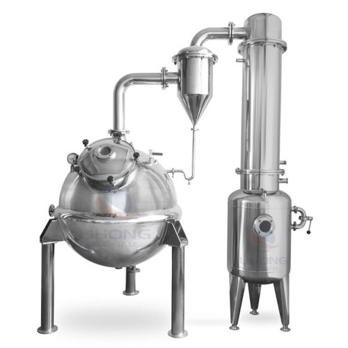 Concentratore sottovuoto - QN series Spherical Evaporator 300-1000L - Wenzhou Lihong Machinery TECHNOLOGY Co., LTD - per l'industria agroalimentare / per l'industria farmaceutica / di distillazione