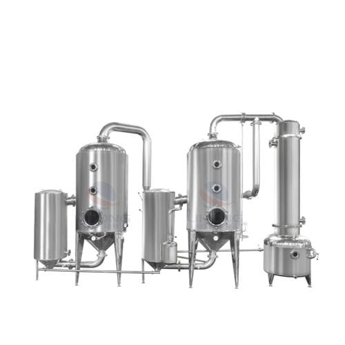 Concentratore a doppio effetto - SJN series - Wenzhou Lihong Machinery TECHNOLOGY Co., LTD - per l'industria agroalimentare / per l'industria farmaceutica